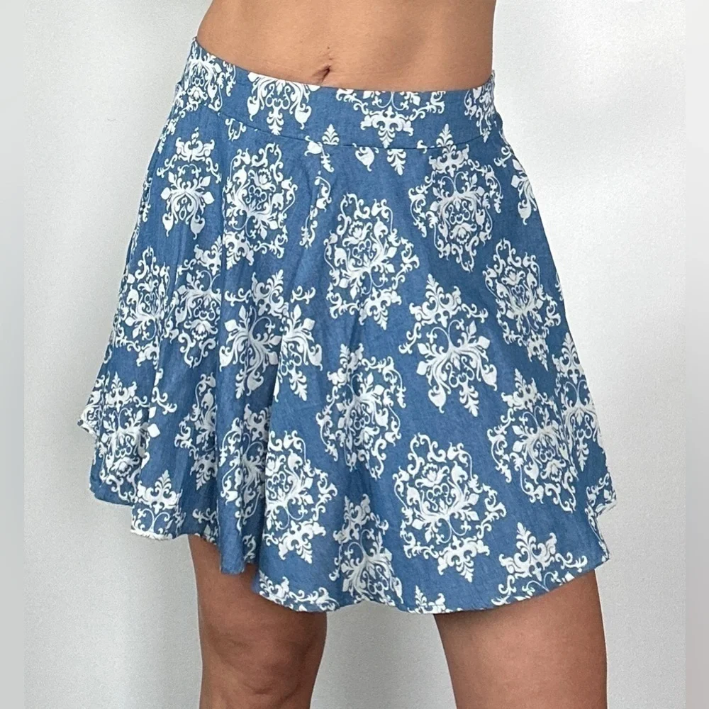 LF Mika & Gala Skirt blue with white embellishments size M - Picture 6 of 8